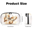 thumbnail image 5 of Butterfly USB Cable Organizer Charger Pouch Hard Drive Cases Oxford Cloth Digital Storage Bag 5.9x9.44x3.14 in Waterproof Electronics Accessories Case, 5 of 6