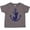 Charcoal Grey, variant on Monogram J Nautical Anchor Boys or Girls Toddler T-Shirt