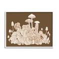 thumbnail image 4 of Stupell Industries Mushroom Cluster Sketch Brown Boho Forest Forage Drawing Print Framed Art Print Wall Art, 20x16, By Ziwei Li, 4 of 5