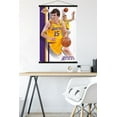 thumbnail image 5 of NBA Los Angeles Lakers - Austin Reaves 24 Wall Poster with Magnetic Frame, 22.375" x 34", 5 of 5