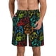 thumbnail image 1 of Balery Play Game Start Traje de Baño Estilo Hawaiano para Hombre, Shorts de Secado Rápido con Bolsillos-Small, 1 of 6