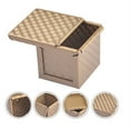 thumbnail image 2 of 5X Square Loaf Pan with Lid Toast Mold Bread Pan Pullman Loaf Pan with Cover Non-Stick Mini Water Cube, 2 of 5