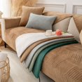 thumbnail image 3 of Autumn and Winter Super Soft Solid Color Plush Thickened Warm and Anti Slip Sofa Cover, 3 of 5