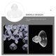 thumbnail image 4 of 100 Uds almohadillas de ventosa sin gancho muebles accesorios de ventosa colgador de pared ventosas, 4 of 5