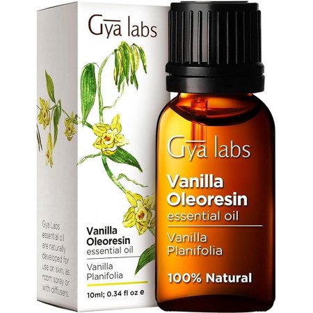 Gya Labs Vanilla Essential Oil for Diffuser - 100% Natural Vanilla Essential Oil for Skin - Long Lasting Vanilla Bean Vanilla Oil Perfume (0.34 fl oz)