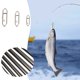 thumbnail image 2 of Conector de pesca de acero inoxidable con punta potente, clip redondo y clip de liberación rápida para pesca en agua salada y dulce. Accesorio de pesca duradero., 2 of 8