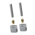 thumbnail image 4 of Nozzle Extruder,+ Heater Block Heater Block + Head + Heater A8 A6 3 3d Printer 2pcs/set Block + 1.75mm Print Head + 1.75mm Tubes Pipes Tubes Pipes A8 Pipes A8 A6 Brass Nozzle Print Nozzle Print Head, 4 of 6