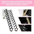 thumbnail image 4 of 12 Steps Wall-Mounted Attic Ladder, Folding Attic Ladder, Al-Mg Alloy Collapsible Stairs, for Attics, Garages, Roofs, Basements, 4 of 8