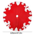 thumbnail image 3 of Christmas Decoration Clearance! Christmas Tree Skirt Knitting Tree Skirt Apron Surface Knitting Snowflake Christmas Tree Skirt Snowflake Tree Skirt Christmas Decoration Specials of The Day, 3 of 5