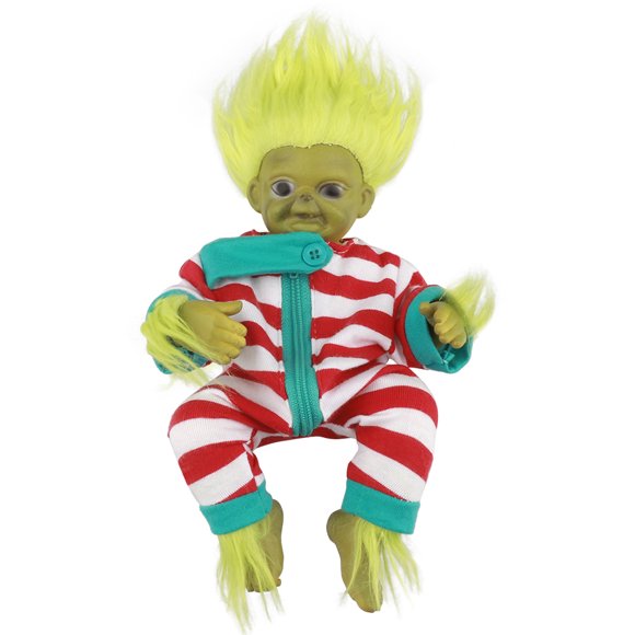 Juguete para bebé renacido, juguete para bebé renacido de 20 cm, muñeca de simulación navideña, muñeca de dibujos animados, grado profesional