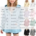 thumbnail image 2 of ZACPNCV Girls Zip Up Hoodie Sweatshirt Kids Drawstring Waist Cinched Hoodie Casual Long Sleeve Loose Hooded Sweatshirt Coat with Pockets 7-8 Years, 2 of 6