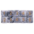 thumbnail image 2 of 10 Uds Dados D6 Poliédricos Sunnimix Gris Blanco para Juegos de Mesa de Mazmorras y Dragones, 2 of 8