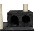 thumbnail image 7 of TRIXIE Tarragona Plush & Sisal 5-Level 63.8" Cat Tree with Scratching Posts, Condo & Hammock, Dark Gray, 7 of 7