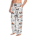 thumbnail image 6 of Logiee Halloween Dachshund Print Pajama Pants for Men,Men’s Pajama Bottoms,Mens PJ Pants with Pockets & Button Fly-Small, 6 of 6