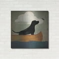 thumbnail image 3 of Luxe Metal Art 'Black Dog Canoe Ride' by Ryan Fowler, Metal Wall Art, 36"x36", 3 of 9