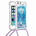thumbnail image 2 of Funda FOXDOCK para iPhone 5/5s con Cuerda Ajustable, Brillo Líquido, Protección Antigolpes y Lente – Ideal para Regalo, 2 of 6