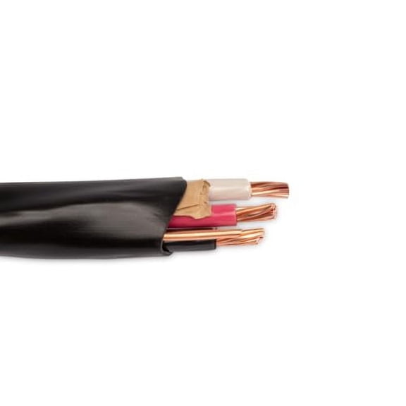 6/3 NM-B, Non-Metallic, Sheathed Cable, Residential Indoor Wire, Used for Wiring Swiches, Outlets and Other Loads with Dry Applications (30Ft Cut)$$Tools & Hardware Other