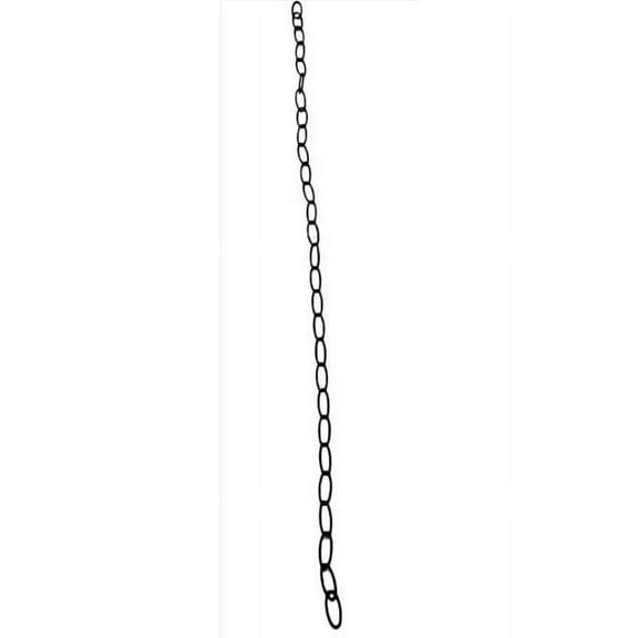 Living Accents 7035922 36 in. Steel Sturdy Extender Chain, Black