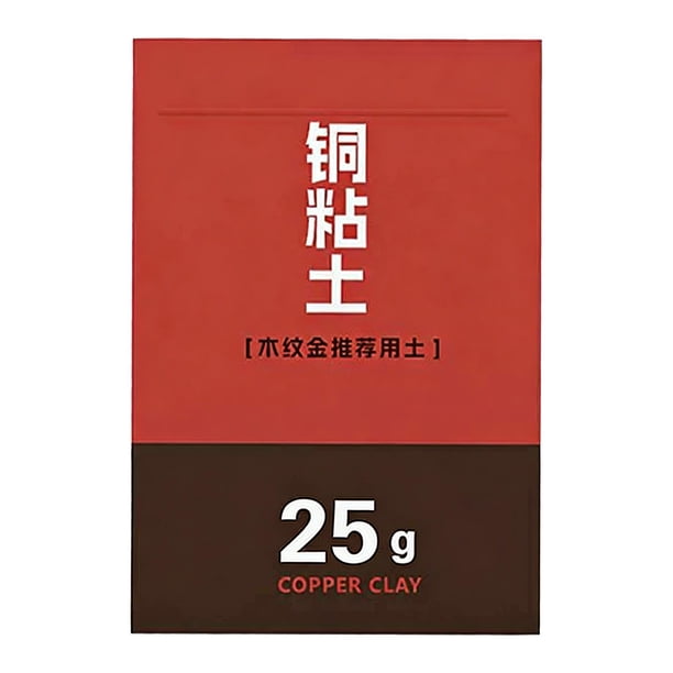 Arcilla de cobre y metal para moldear joyas, suministros profesionales de arcilla de modelado. 25 gramos