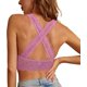 thumbnail image 2 of Brasier de Encaje para Mujer, sin Varillas, Acolchado, Espalda Cruzada, sin Botones, Brasier de Espalda Cruzada Rojo (Peachred) XL Rojo (Peachred) XL Xishao ropa, 2 of 2
