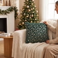 thumbnail image 6 of OVFUIZ Christmas Pillow Covers 18x18in Embroidered Tree Throw Cushion Sofa Decor for Festive Home Living Room, 6 of 8