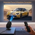 thumbnail image 3 of Mini proyector Vamvo con WiFi y Bluetooth, compatible con 1080P y 4K, 3 of 8