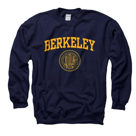- UC Berkeley Arch & Seal Crewneck Sweatshirt-Navy