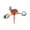 A005- Silver (Prism Rod), variant on Bird Repeller Adjustable Volume Voice Activated Straight Pole 1 Pack For Outdoor Farm Garden Pest Control