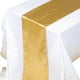 thumbnail image 1 of Gold Plastic Birthday Dinner Tablecloths for Decor 2Pcs Silk Party Tablecloth, 1 of 5
