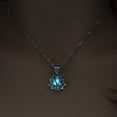 thumbnail image 4 of Collar con colgante de loto luminoso Collar con colgante hueco $ Collar con colgante luminoso de loto $ Collar de loto luminoso hueco, 4 of 5