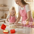 thumbnail image 3 of 2 PCS Round Cake Pop Mold Shapes Press Set, 3D Printed Sphere Circle Cake Pop Cutter and Pusher, Baking Tools Accessories for Home Baking, Birthday Parties, Wedding Desserts, 3 of 5