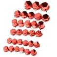 thumbnail image 3 of koolsoo Screw Nut Cover Bolt Motorcycle Engine Decoration 30 Pieces-Red, 3 of 6