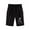 Black, variant on Girls Shorts Elastic Drawstring Kids Shorts Elastic Waist Shorts Casual Floral Shorts Comfy Lightweight Shorts With Pockets 3-13 Years