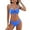 Cobalt Blue, variant on Women High Cut Bikini Sets String Sexy Swimsuit Two Piece Underwire Bathing Suit Brazilian Cheeky Cut Out Cute Swimwear