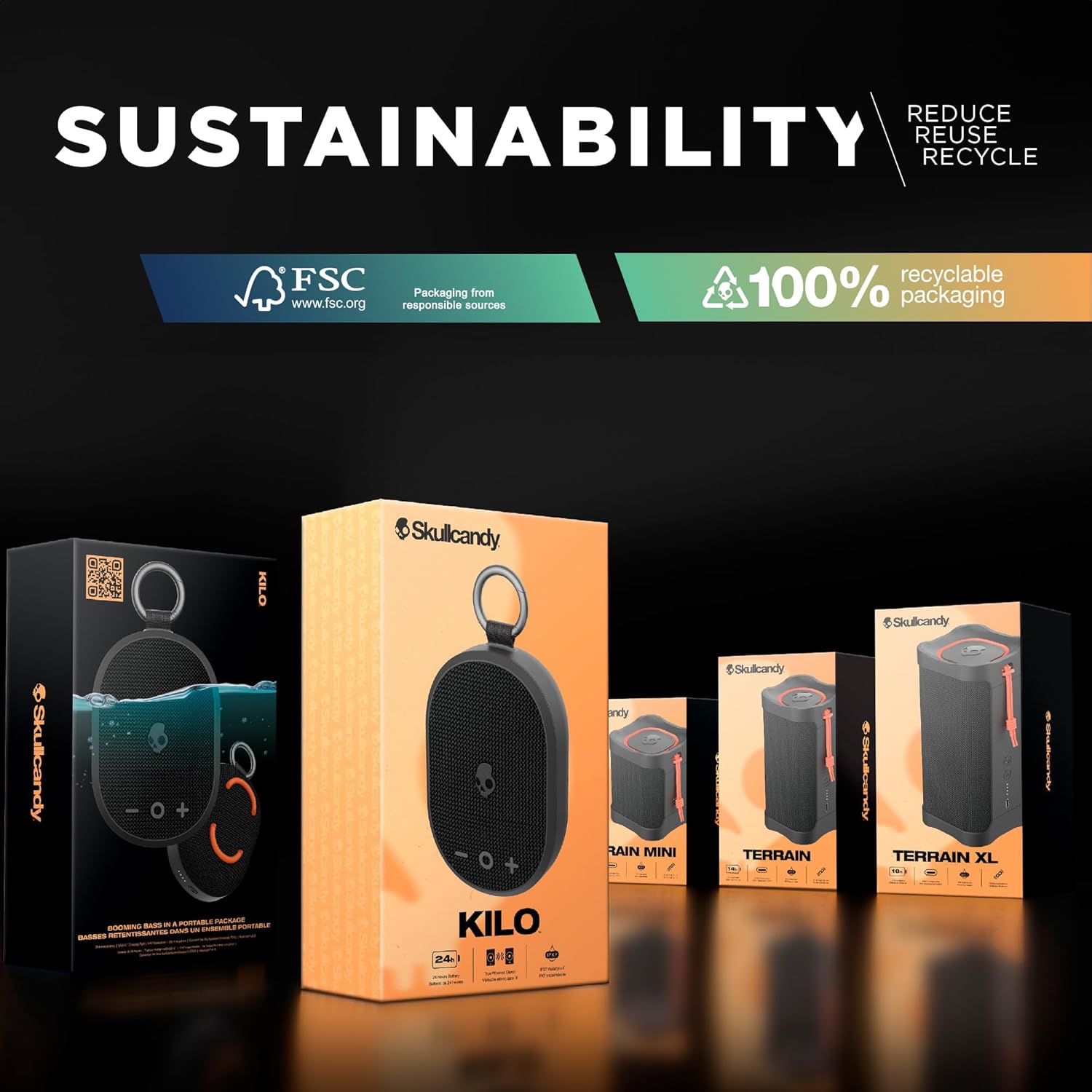 Skullcandy Kilo XT Bluetooth Speaker, Blue photo 8