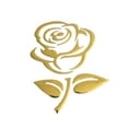 thumbnail image 1 of HEVIRGO Fashion Rose Flower Car Vehicle Light Lamp Brow Decor Rearview Mirror Sticker, 1 of 7
