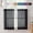 Black, variant on Sheer Curtains 36 inches Long 2 Panels, Kitchen Curtains Sheers Solid Half Window Drapes for Bedroom, 40" Wx36 L