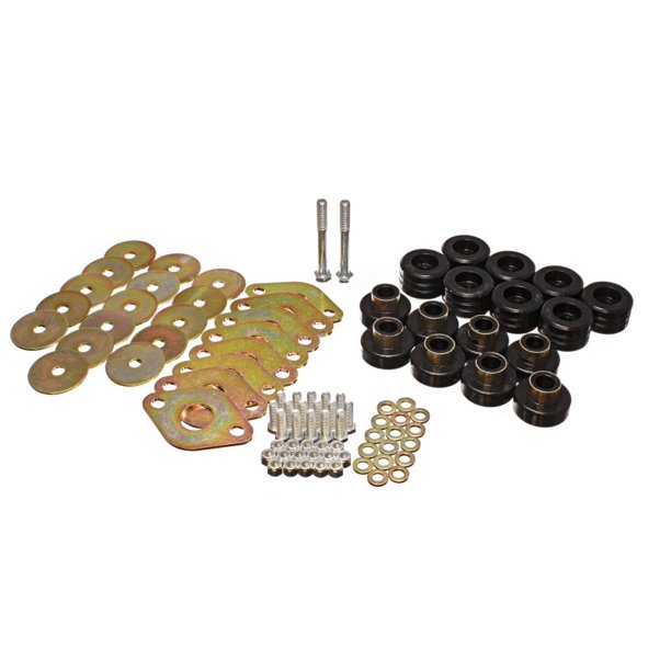 Energy Suspension Body Mount Set W/Hardware Black