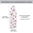 thumbnail image 5 of HELLHERO Colorful Butterflies Ironing Board Cover 3 Fasteners Iron Board Cover Replacement Adjustable Fastener Elastic Edge, 5 of 5