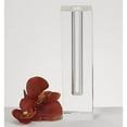 thumbnail image 2 of Modern Clear Tall Block Optical Crystal Vase, 2 of 2