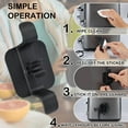 thumbnail image 5 of Lainin Upgraded Cord Wrapper for Appliances with A Free RAG, Cord Hider Cable Holder Adhesive Cord Organizer Winder Stick on Home or Kitchen Appliances Mixer/Blender/Coffee-Maker etc, 5 of 8