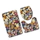 thumbnail image 2 of Juego de alfombras de baño con estampado de piedra 3D, alfombrillas de baño antideslizantes, alfombrillas decorativas para asiento de inodoro, alfombra 3 piezas seitruly JJ25267-04, 2 of 5