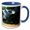 Blue/White, variant on 3drose, Old Georgian Abandoned House, 11oz Mug