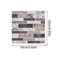thumbnail image 4 of 1Set 10pc Adhesive Tile 3D Sticker Kitchen Bathroom Wall Sticker Decoration, 4 of 4
