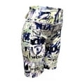 thumbnail image 2 of Calvin Klein Women's High Rise Fashion Print Bike Short (City Tag Orchid, XXL), 2 of 6