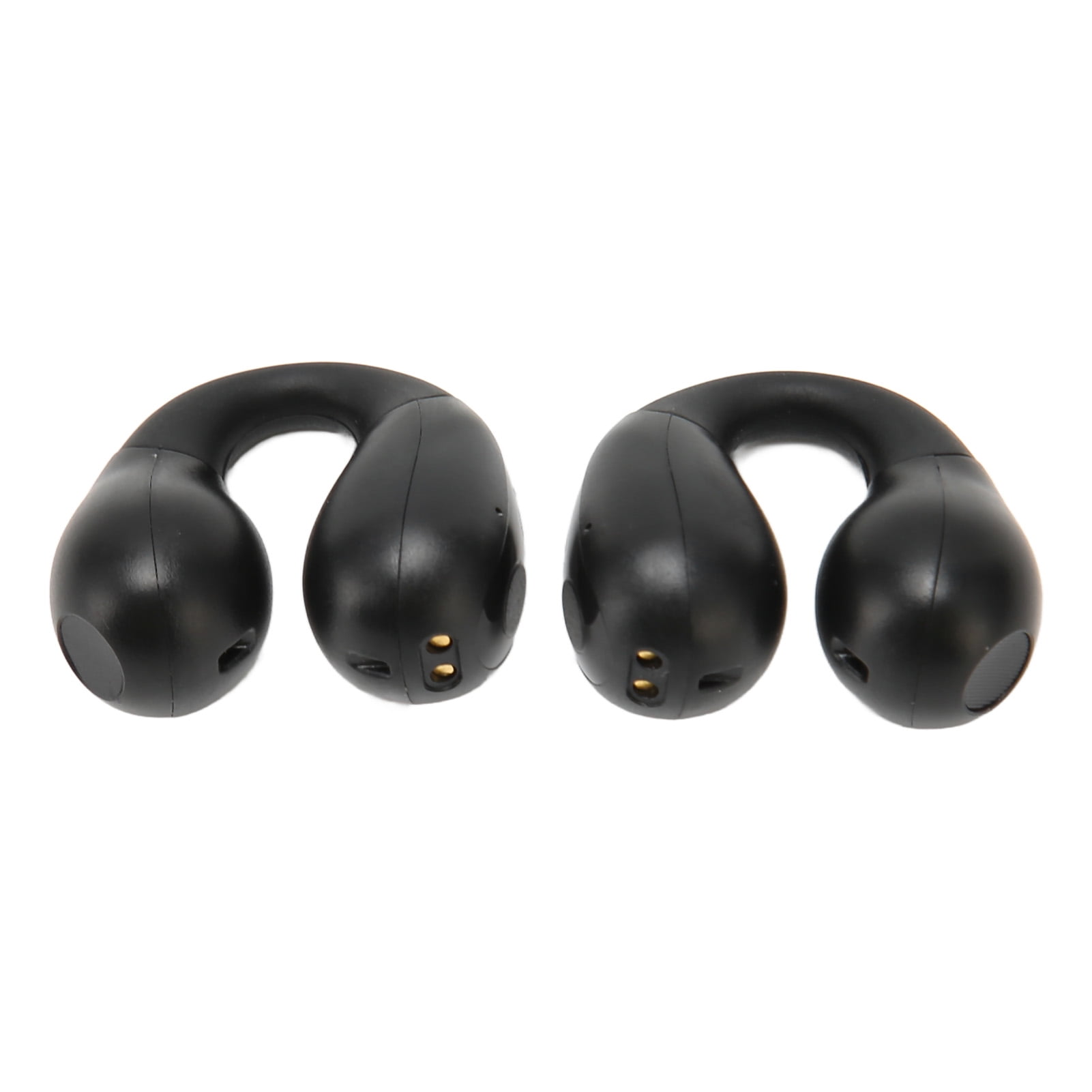 Open Ear Bluetooth Earbuds Bone Conduction Stereo Noise Cancelling Touch Control Clip On Wireless Earphones Black