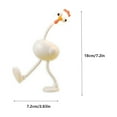 thumbnail image 2 of 2026 Changeable Shape Mini Chicken Night Light - Adjustable LED Glow Lamp, Cute Rechargeable Bedroom Decor, Festive Christmas & Home Ambiance Light, Soft Light Night Lamp, 2.83*7.2in, White, 2 of 8
