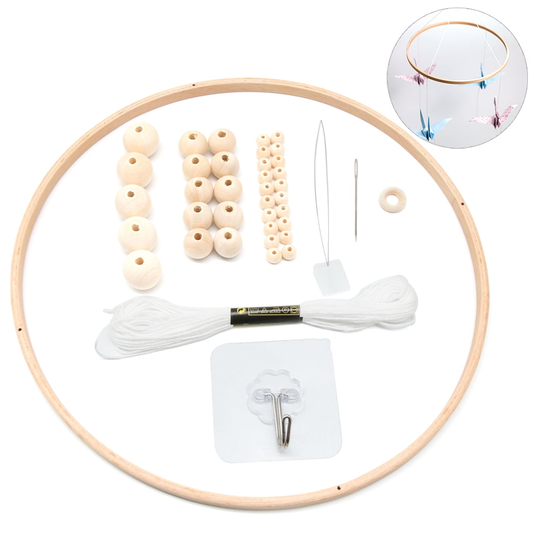 Bangcool Baby Crib Mobile Kit Creative Diy Wood Hanging Ornament Hanging Wind Chime Walmart Com