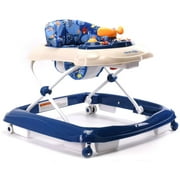 Wonder Buggy Baby walker with sounds and light - With blue circle cloth- blue