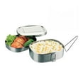 thumbnail image 5 of Yesbay Double Layers Bento Lunch Box Student Stainless Steel Food Storage Container,Medium, 5 of 7